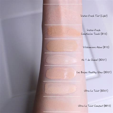 maquillaje chanel ultra le teint|chanel foundation comparison chart.